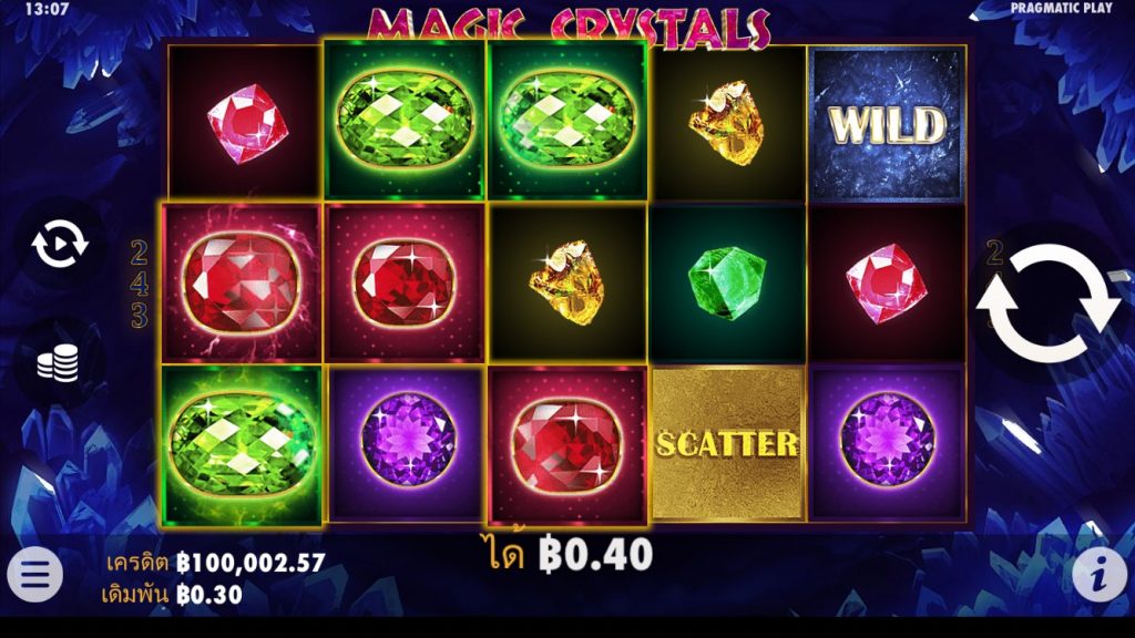 รีวิวเกมสล็อต PP : Magic Crystals คริสตัลเวทมนต์