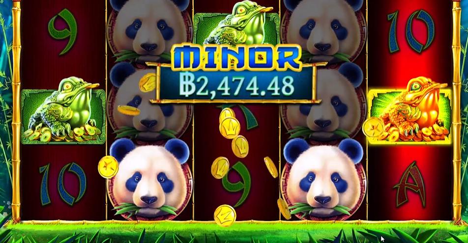 รีวิวเกมสล็อต PP : Pandas Fortune แพนด้าโชคดี