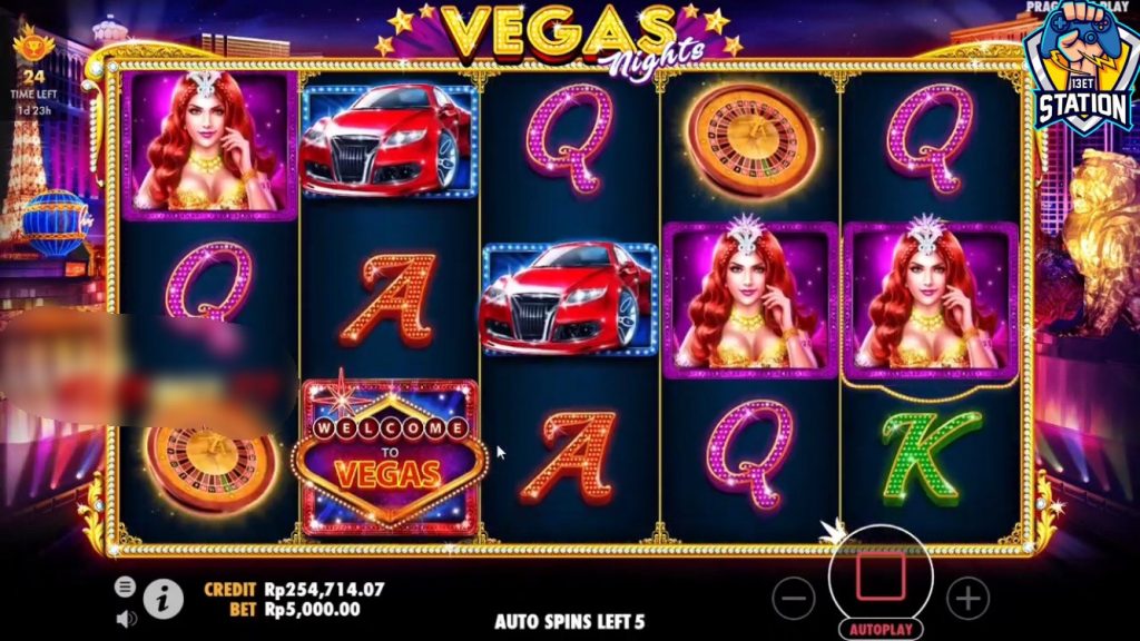 รีวิวเกมสล็อต PP : Vegas Nights ค่ำคืนเวกัส