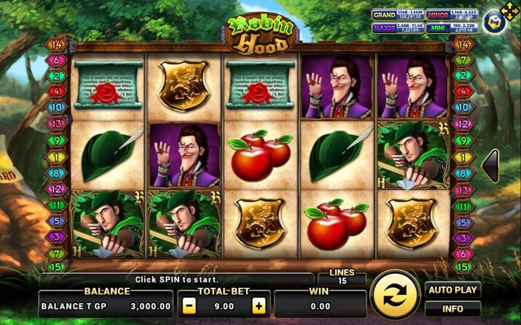 รีวิวเกมค่าย Joker : Robin Hood โรบิน ฮู้ด