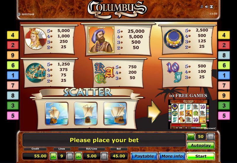 รีวิวเกมค่าย Joker : Columbus โคลัมบัส