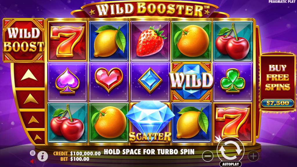 รีวิวเกมสล็อต PP : Wild Booster สล็อตไวด์บูสเตอร์