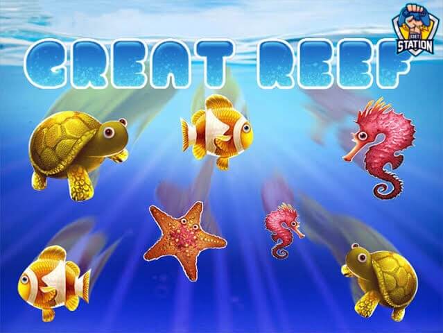 รีวิวเกมสล็อต PP : Great Reef สมบัติในปะการัง