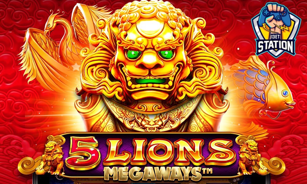 รีวิวเกมสล็อต Pragmatic Play : 5 Lions Megaways 5 สิงโตเมก้าเวส์